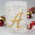 Luminarc Aristocrat 14 ounce Real Gold Monogram