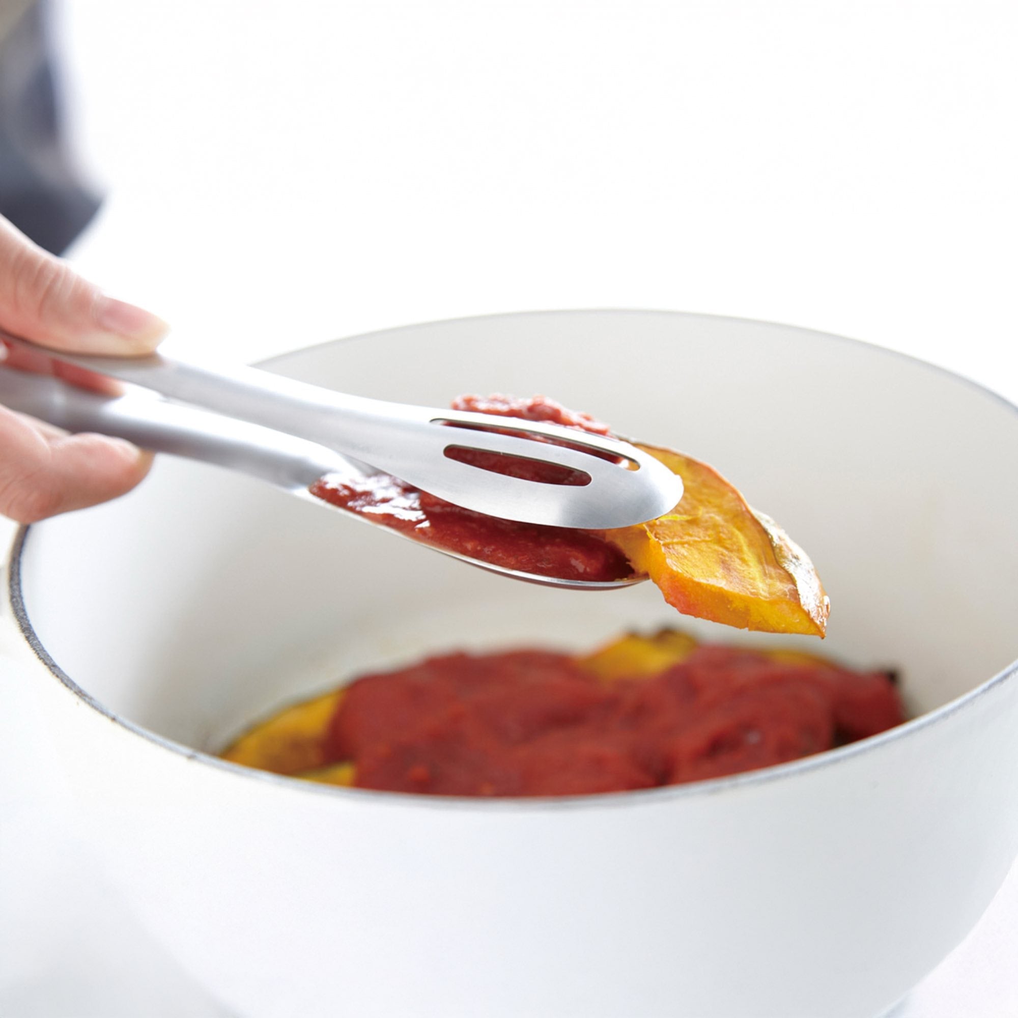 Eatoco Hasam Tongs – Stainless Steel Multi-Function Serving Tongs (200 mm)