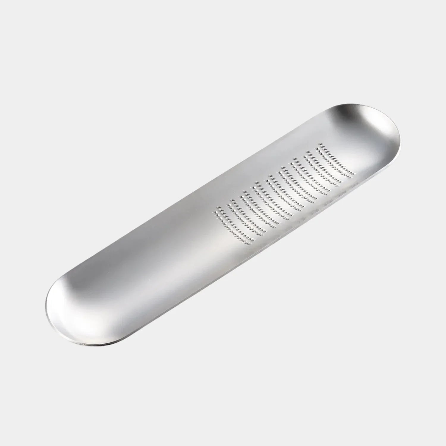Eatoco Oros Tray Grater – Japanese Stainless‑Steel Grater for Ginger, Wasabi & Cheese