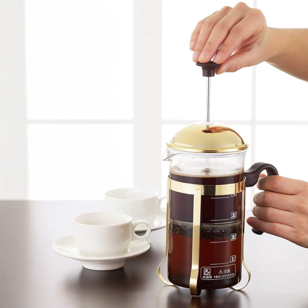 Yoshikawa Stainless Steel Coffee Press Server 600ml – Made in Japan
