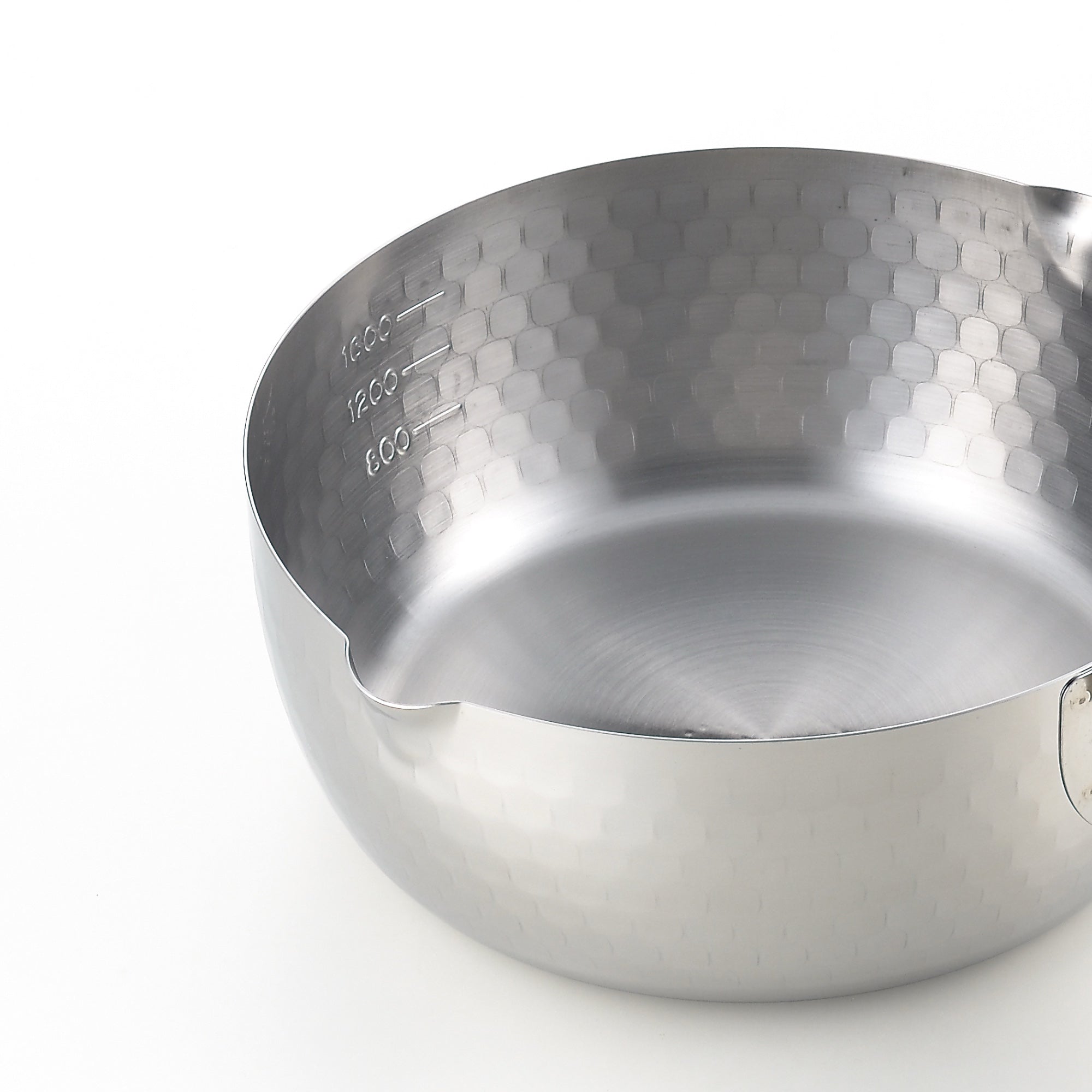 Yoshikawa Yukihira Saucepan 20 cm | 2.1 L Stainless Steel with Wooden Handle