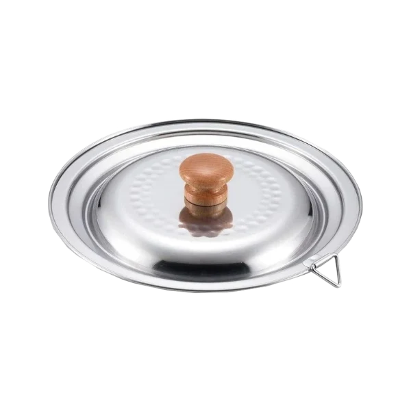Yoshikawa Yukihira Lid 14-16cm – Made in Japan – Stainless Steel