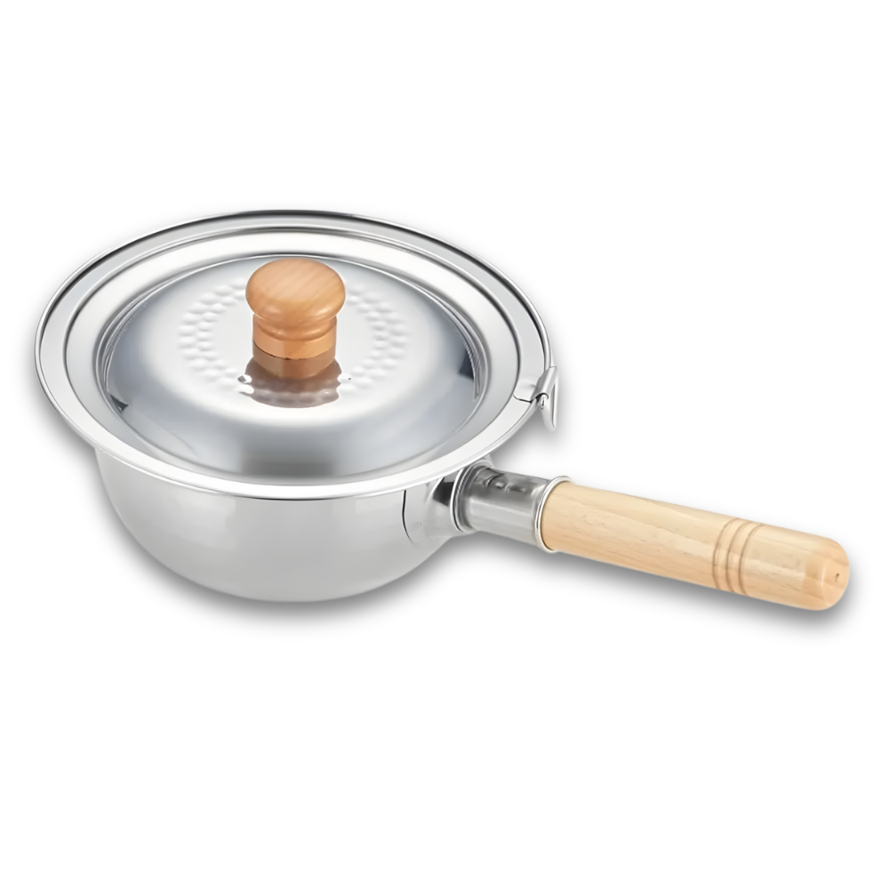 Yoshikawa Yukihira Lid 14-16cm – Made in Japan – Stainless Steel