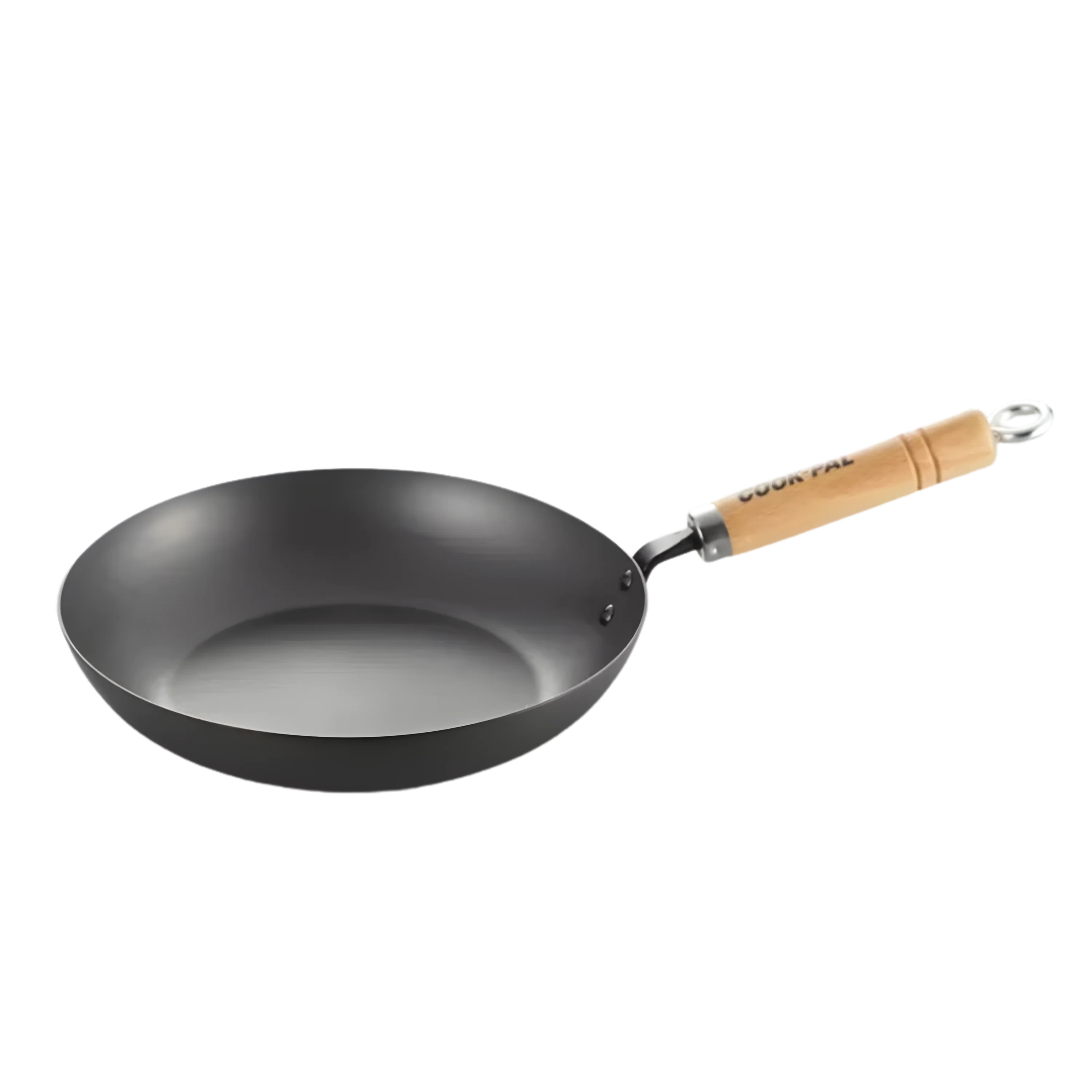 Yoshikawa Cook-Pal Ren 24cm Nitrided Carbon Steel Fry Pan