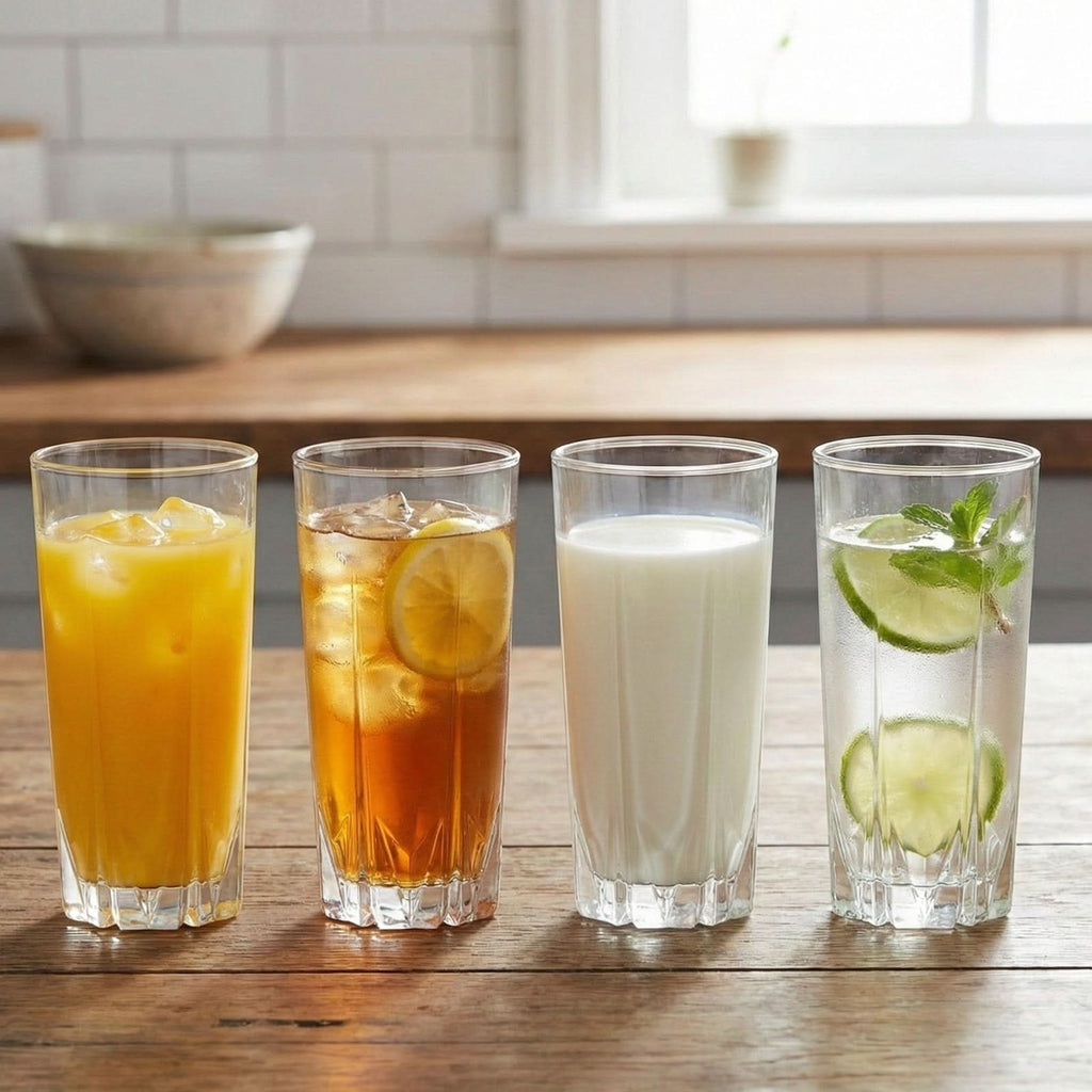 Pasabahce Erika Long Drink Glasses - Set of 4