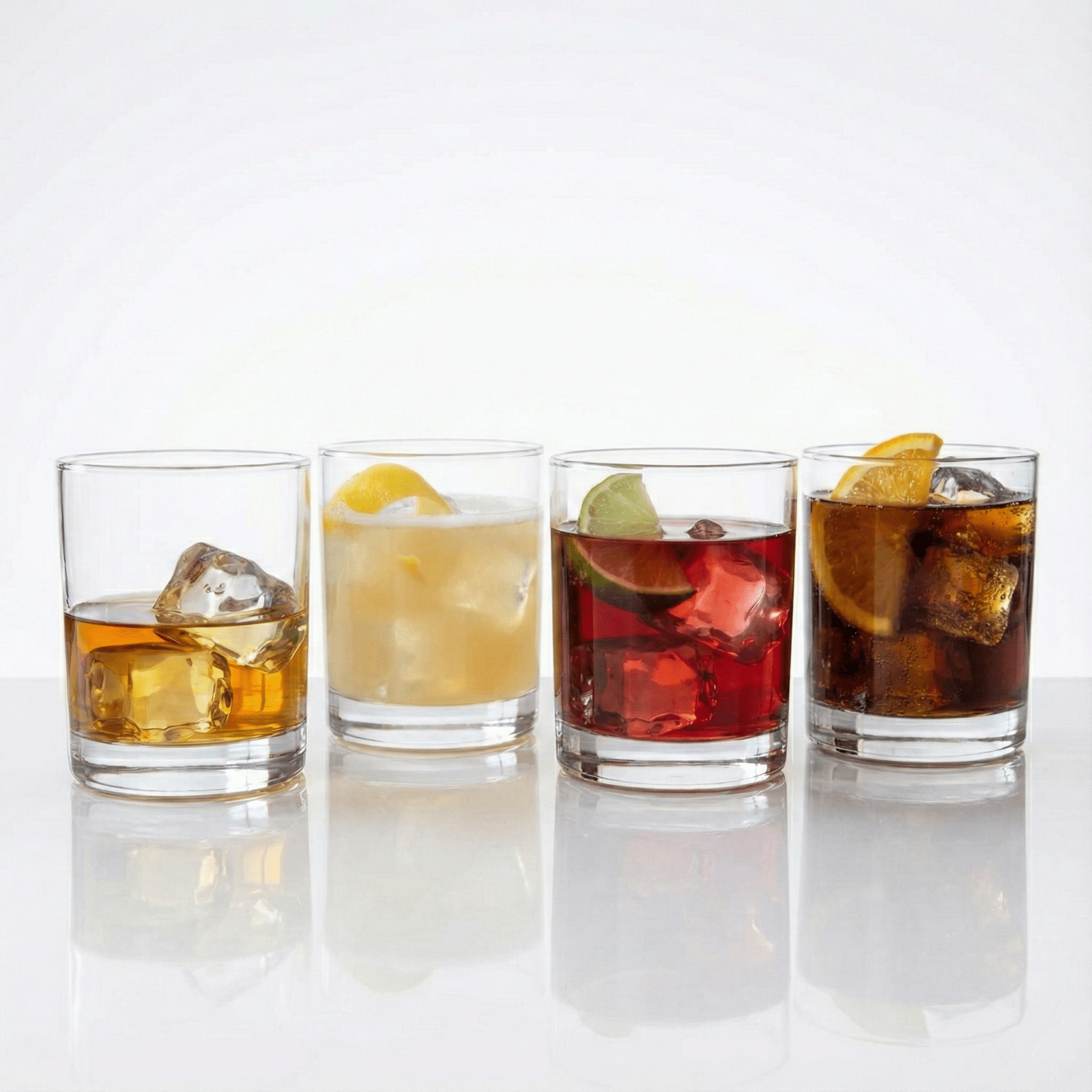 Pasabahce Mayfair Jackson Double Old Fashioned Glass - Set of 4