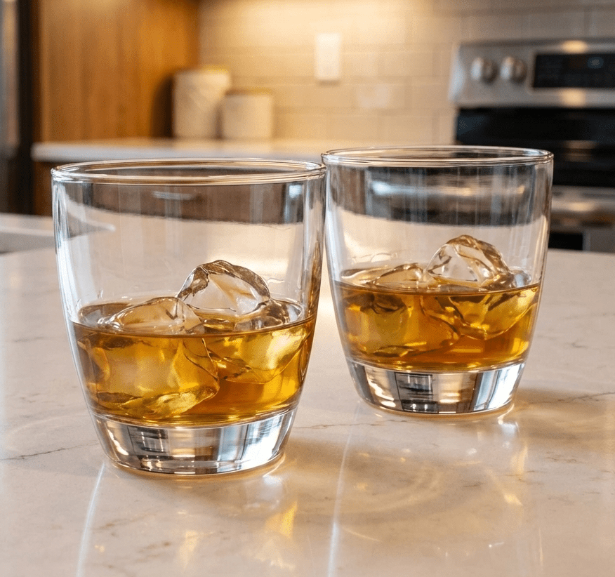 Pasabahce Milano Double Old Fashioned Glass - Set of 4