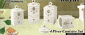 Ceramic Canister 4 Piece Set Royal
