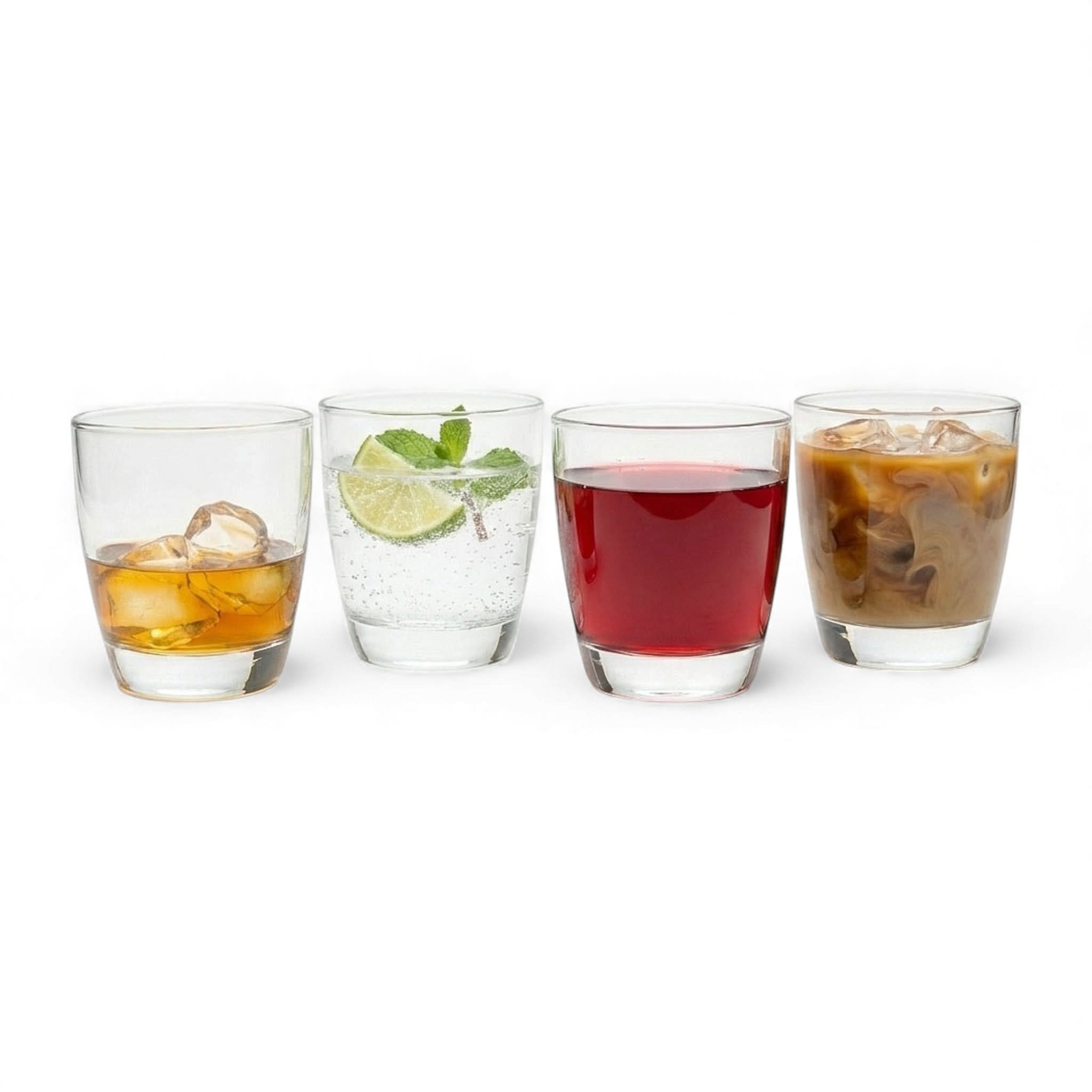 Pasabahce Milano Double Old Fashioned Glass - Set of 4