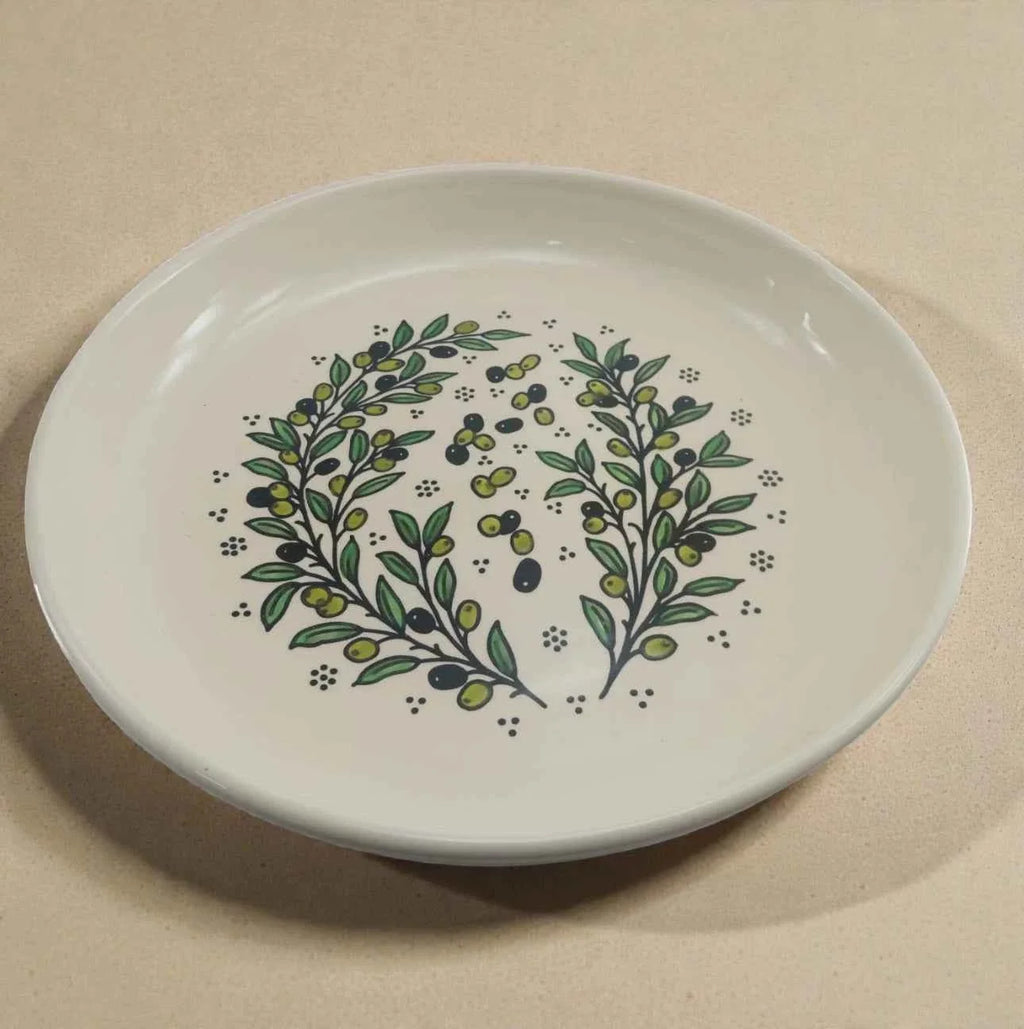 Handmade Ceramic Serving Bowl – Zatoun Design for Salads, Pasta, and More